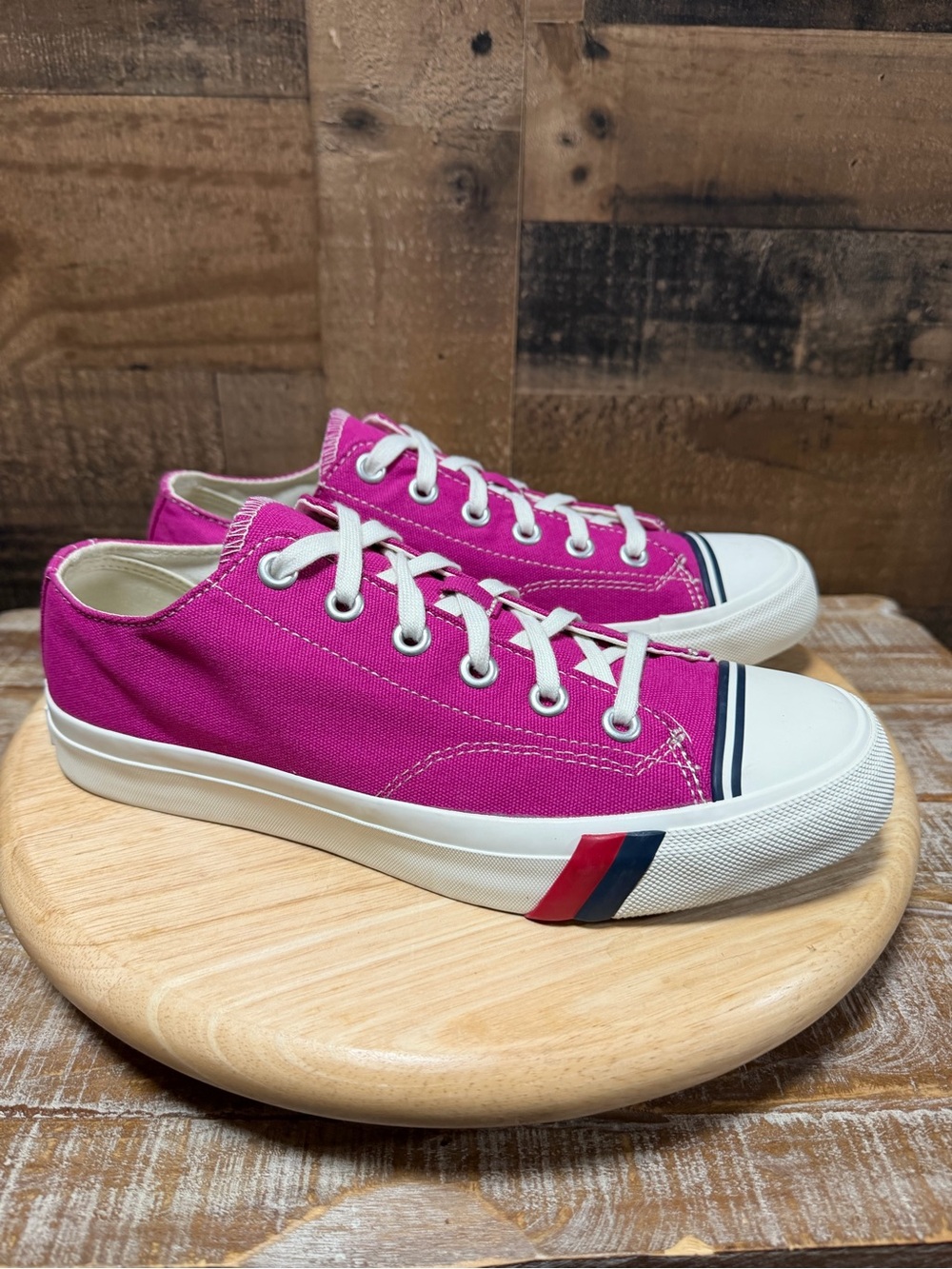PRO-Keds Royal Lo Canvas Sneakers Pink Magenta Men’s Size 9 PK66138 NWOB